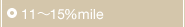 11�`15��mile