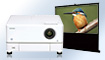 DVD��̌^�v���W�F�N�^�[
EPSON�u�h���[�~�I�v�{�t���X�N���[���Z�b�g