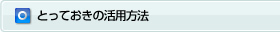 とっておきの活用方法