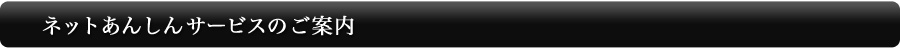 ネットあんしんサービスのご案内